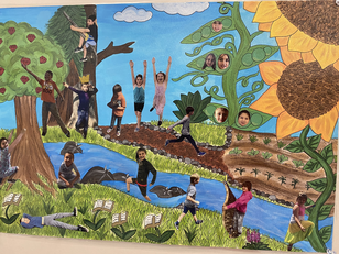 Visual representation of the poem
